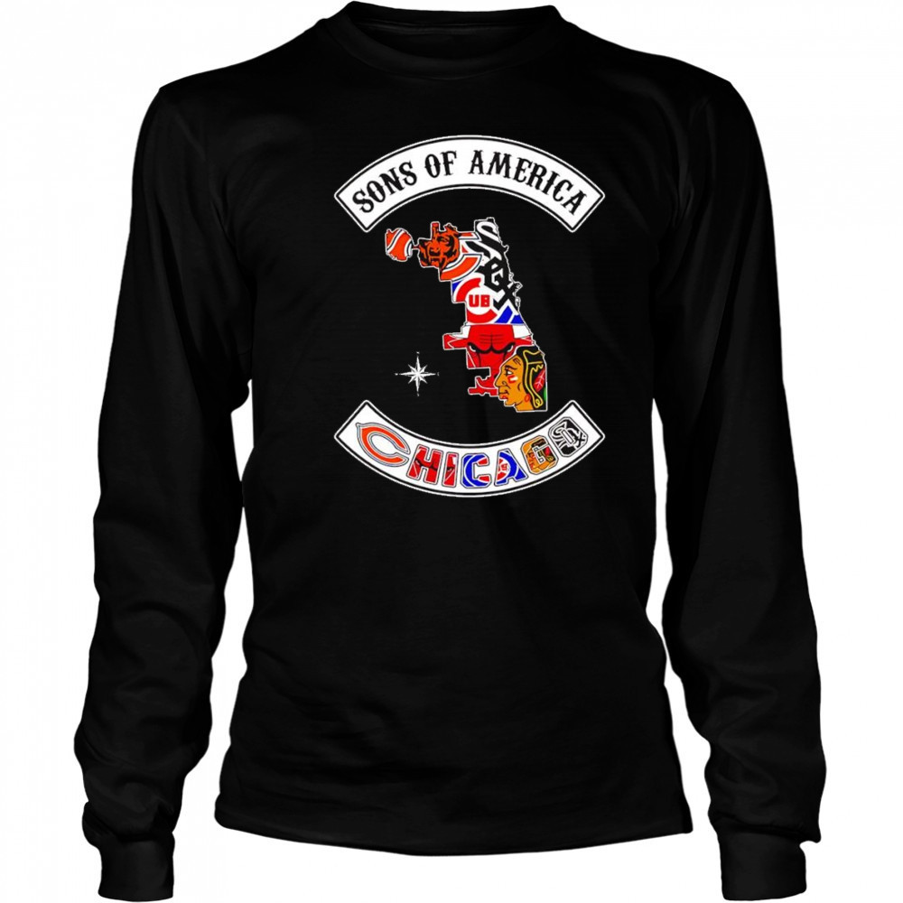 Sons of America Chicago sports shirt Long Sleeved