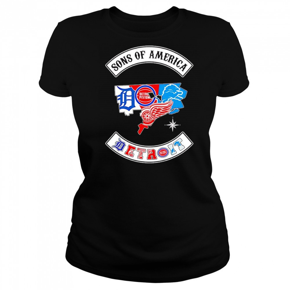 Sons of America Detroit sports shirt Women's T-shirt