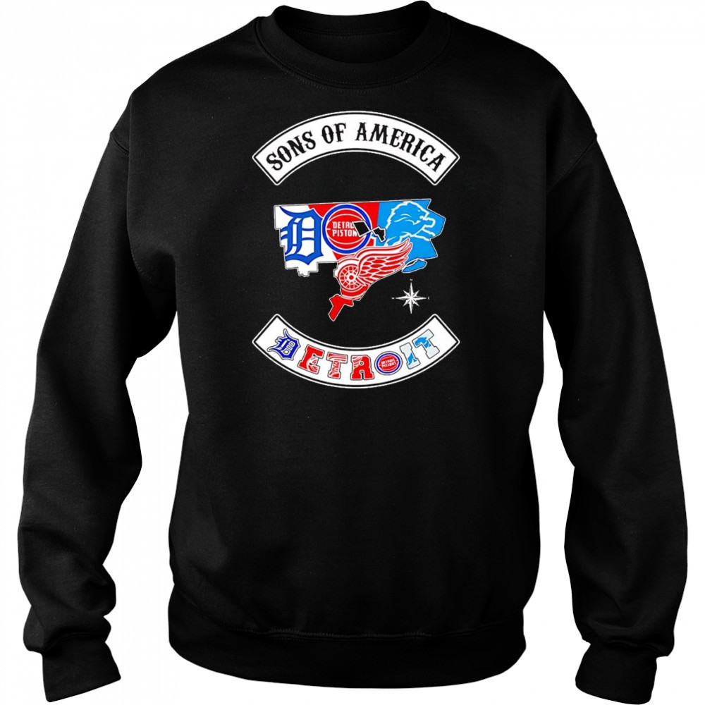 Sons of America Detroit sports shirt Sweatshirt