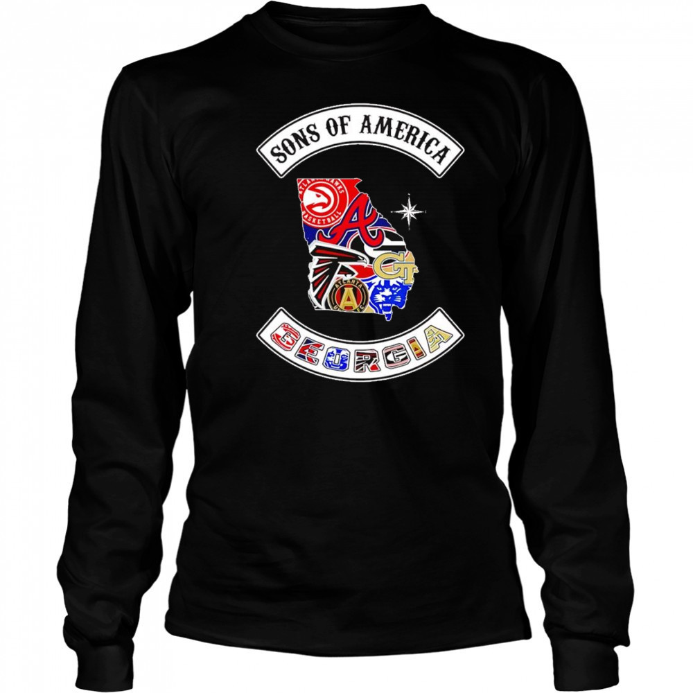 Sons of America Georgia sports shirt Long Sleeved