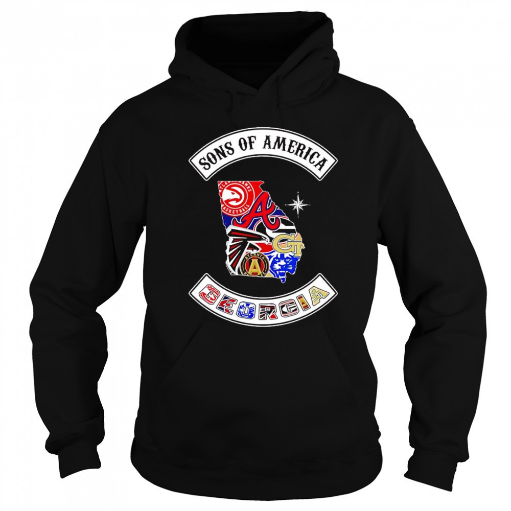 Sons of America Georgia sports shirt Hoodie