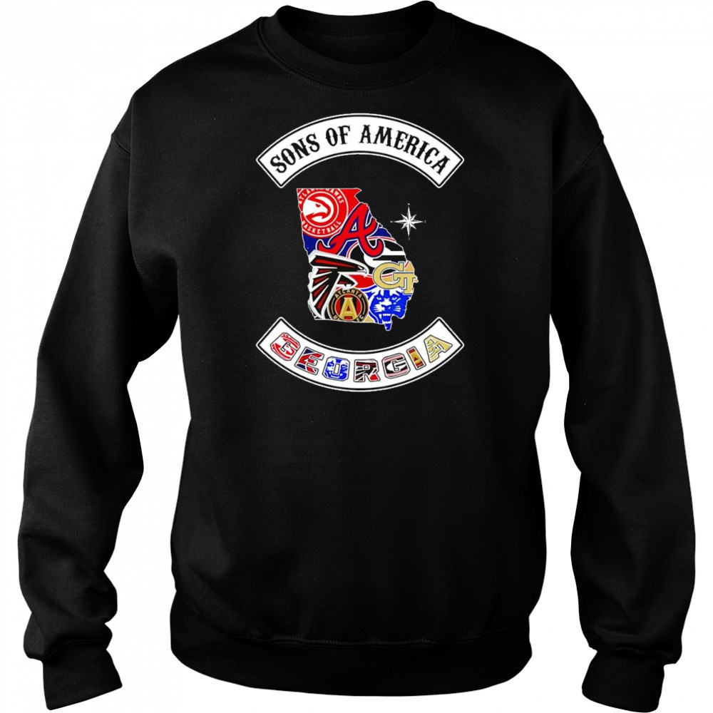 Sons of America Georgia sports shirt Sweatshirt