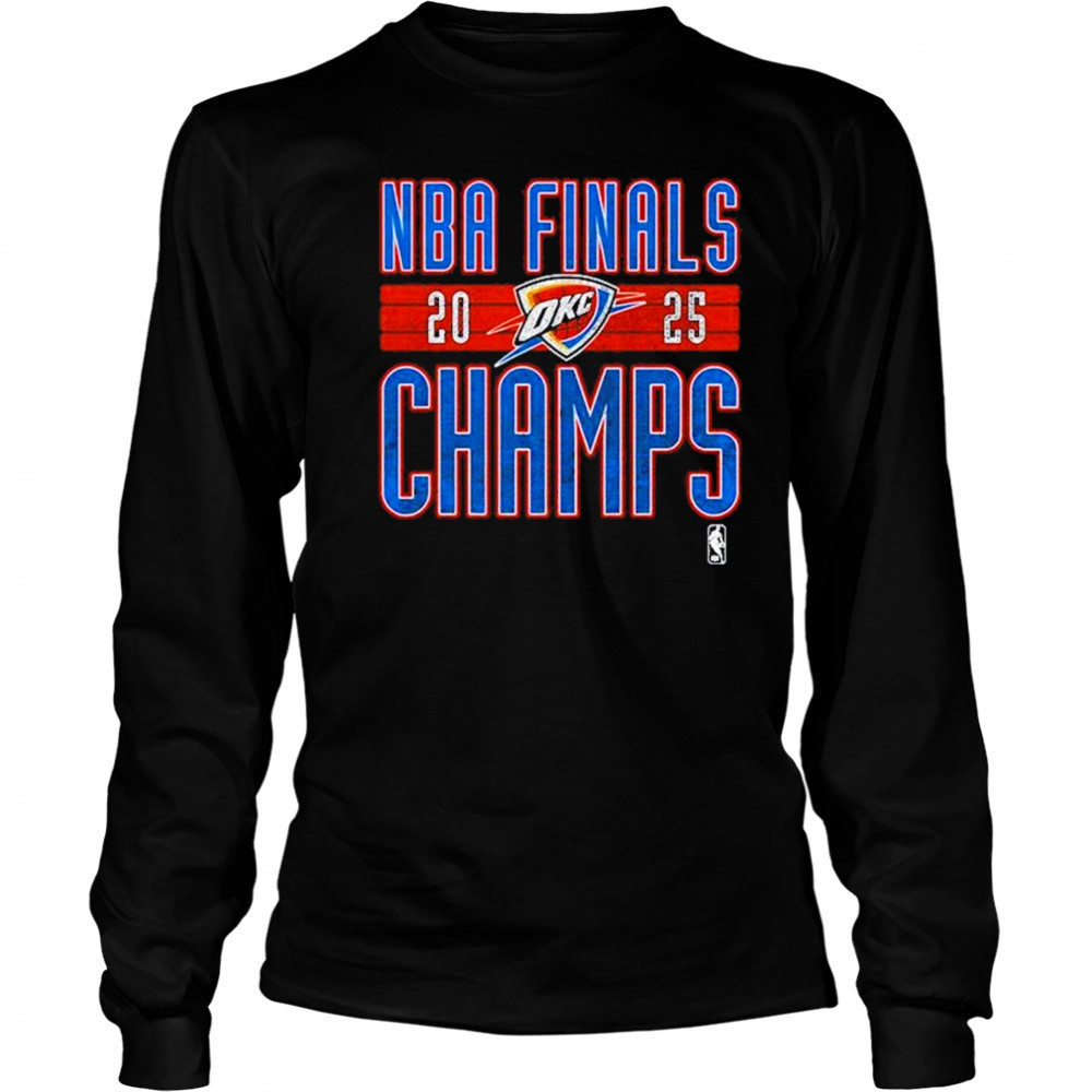 2025 Okc Thunder Finals T-Shirt Long Sleeved