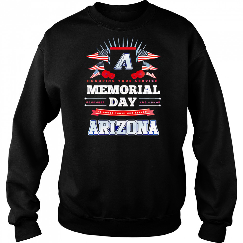 Arizona Diamondbacks MLB x Memorial Day Baseball shirt Sweatshirt