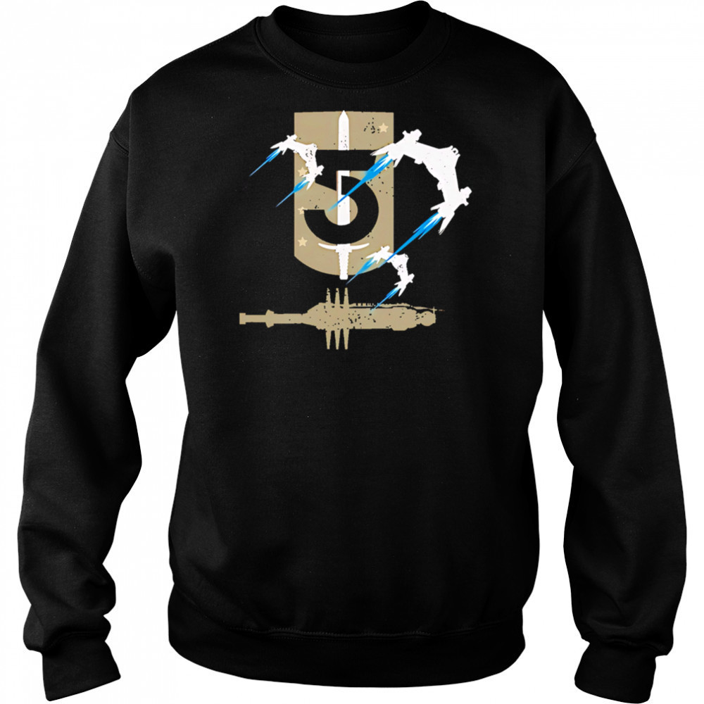 Babylon 5 Space Station And Logo shirt Sweatshirt