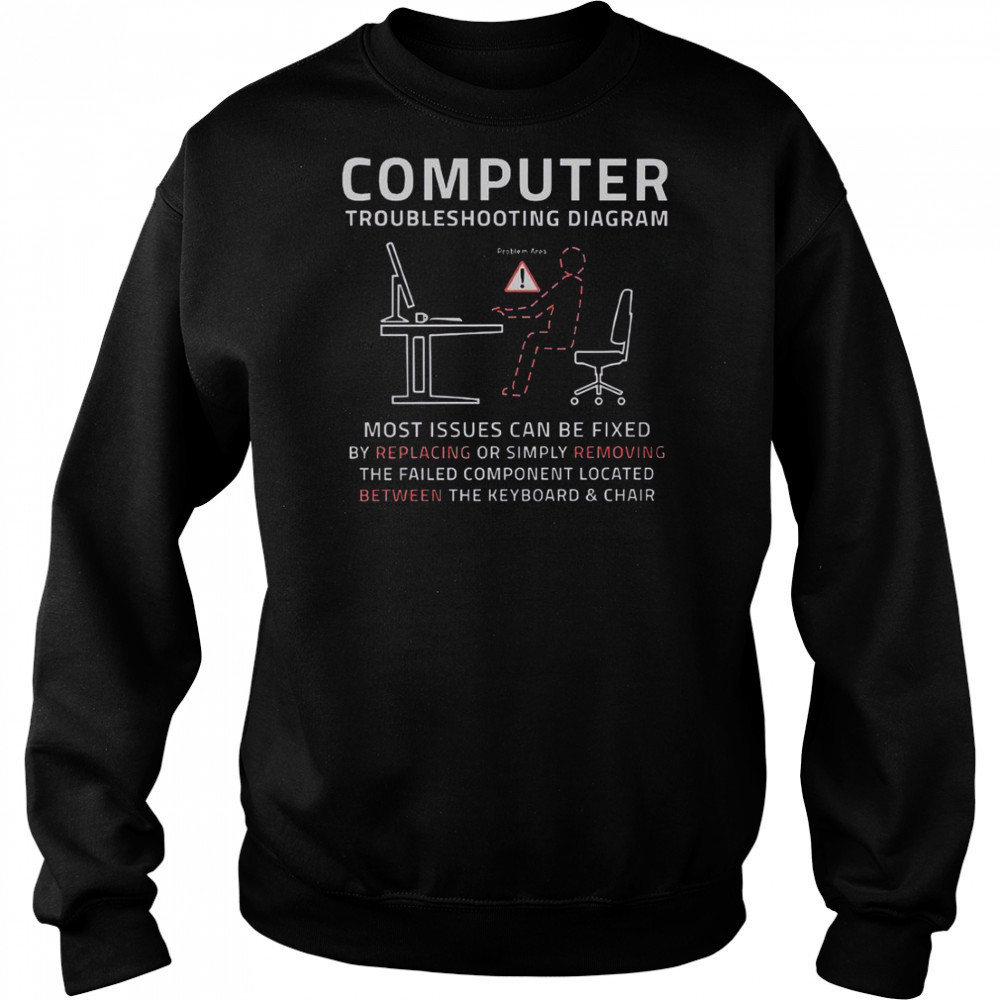 Between The Keyboard Chair T-Shirt Sweatshirt
