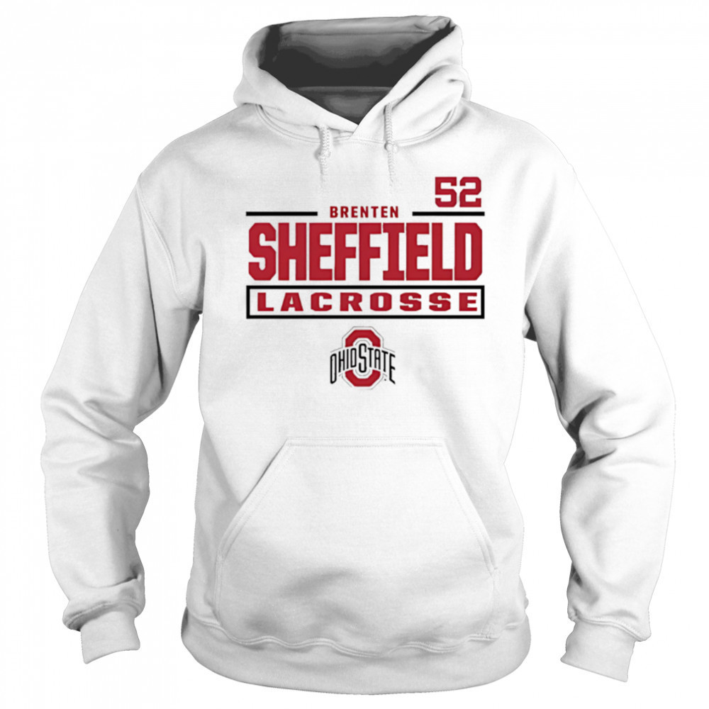 Brenten Sheffield Ohio State Buckeyes Lacrosse 52 shirt Hoodie