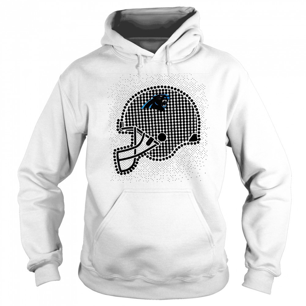 Carolina Panthers polka dots helmet shirt Hoodie