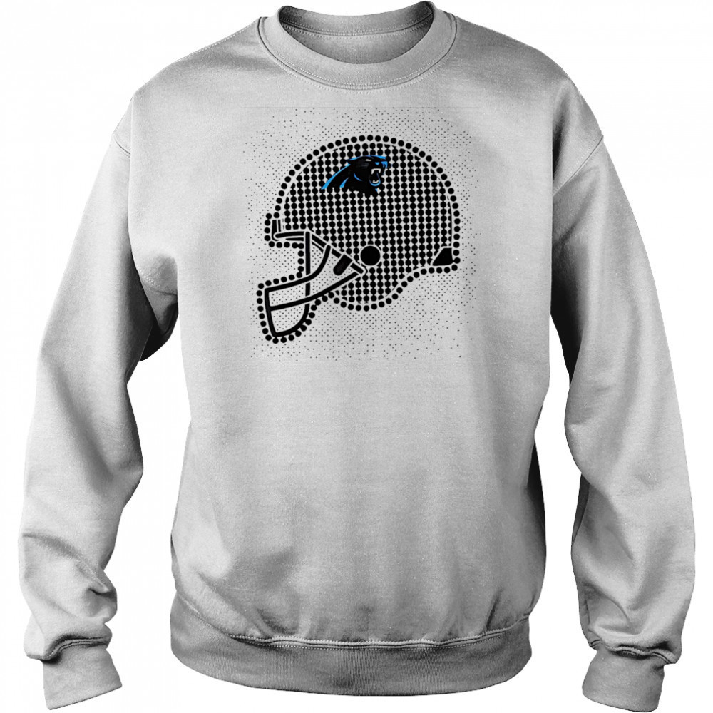 Carolina Panthers polka dots helmet shirt Sweatshirt