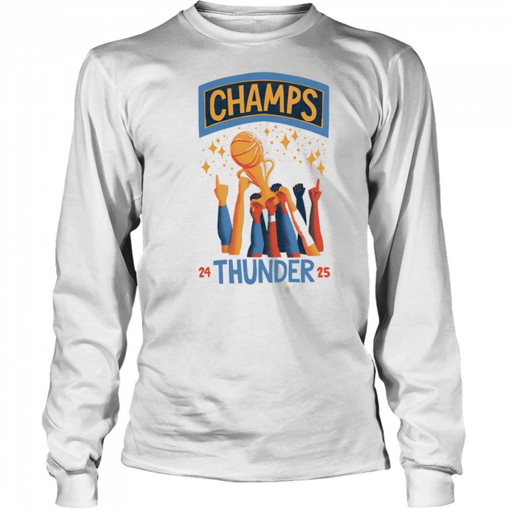 Champs Thunder 24-25 Celebration shirt Long Sleeved
