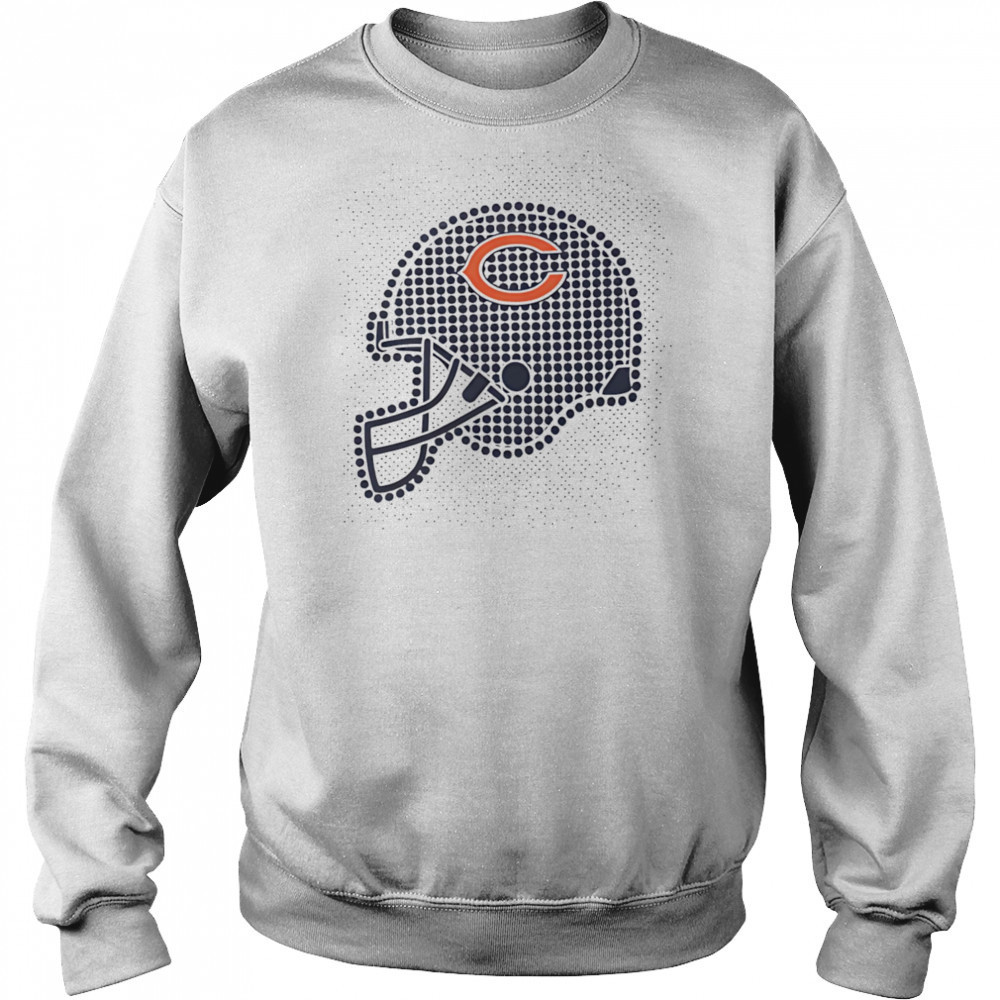 Chicago Bears polka dots helmet shirt Sweatshirt