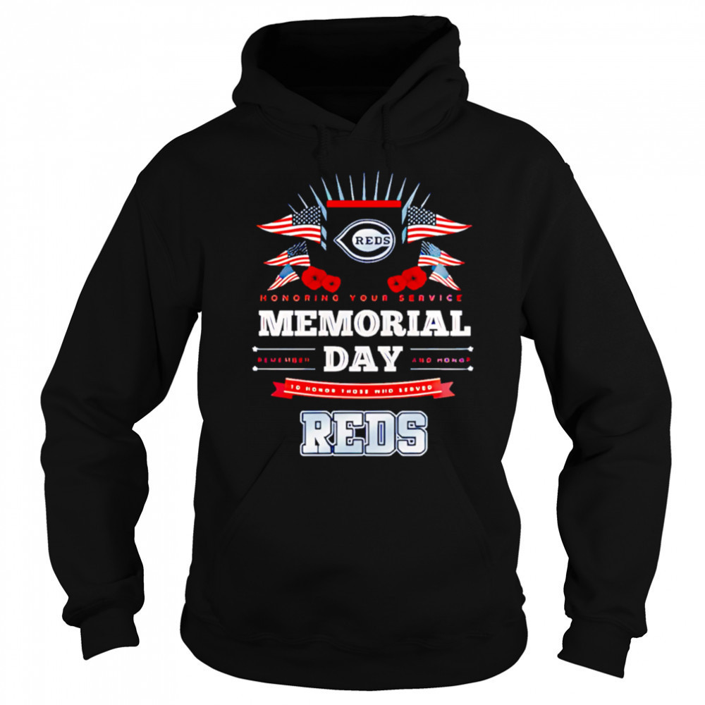 Cincinnati Reds MLB x Memorial Day Baseball shirt Hoodie