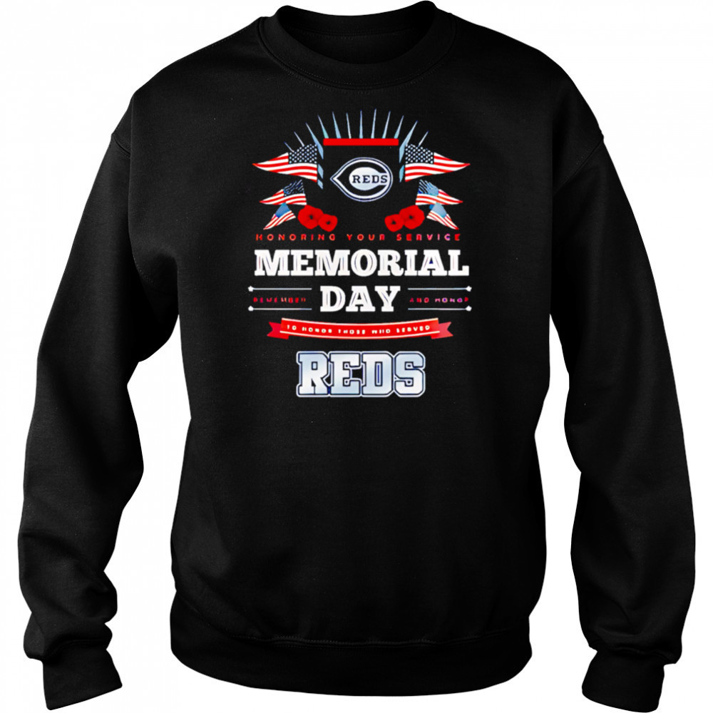 Cincinnati Reds MLB x Memorial Day Baseball shirt Sweatshirt