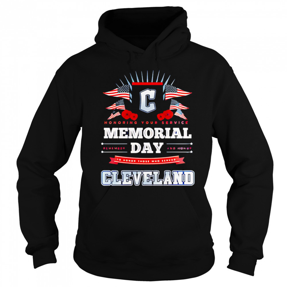 Cleveland Guardians MLB x Memorial Day Baseball shirt Hoodie