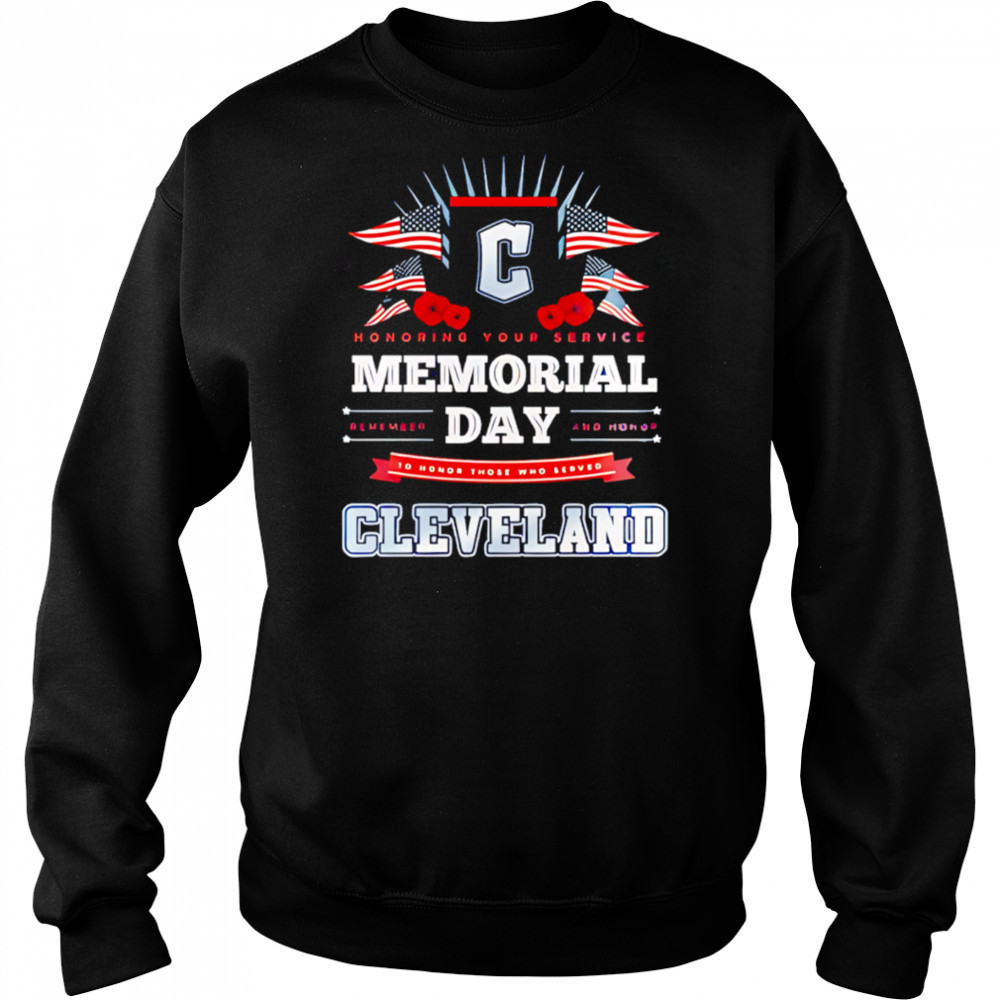 Cleveland Guardians MLB x Memorial Day Baseball shirt Sweatshirt