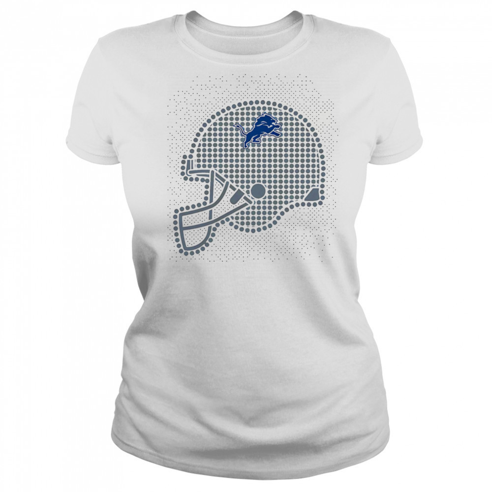 Detroit Lions polka dots helmet shirt Women's T-shirt