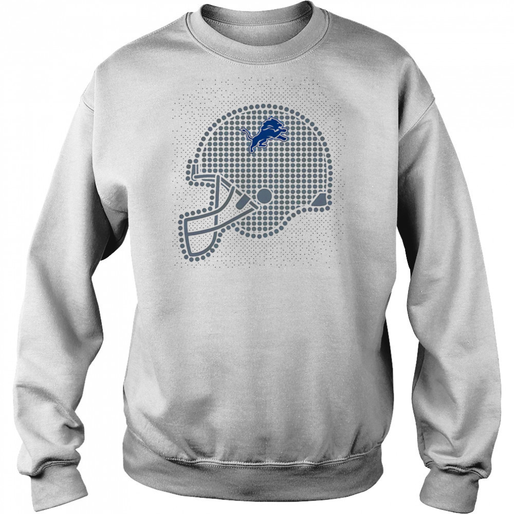 Detroit Lions polka dots helmet shirt Sweatshirt