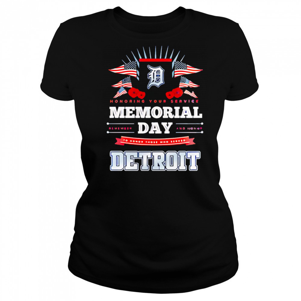 Detroit Tigers MLB x Memorial Day Baseball shirt Women's T-shirt