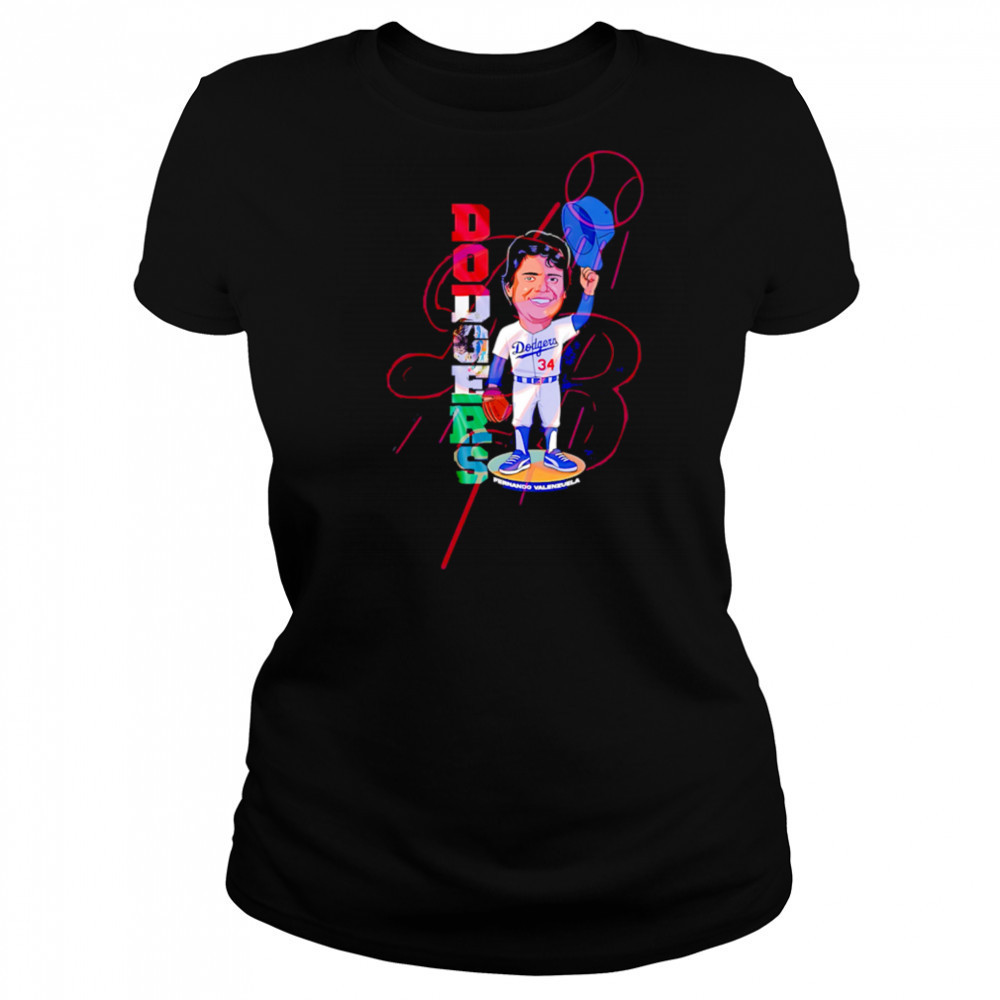 Fernando Valenzuela Los Angeles Dodgers Souvenirs shirt Women's T-shirt