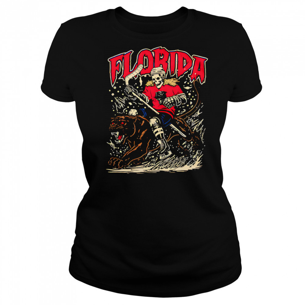 Florida Hockey Skeleton graphic shirt Women's T-shirt