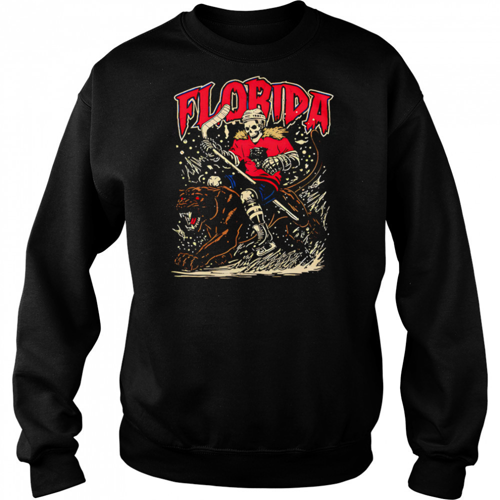 Florida Hockey Skeleton graphic shirt Sweatshirt