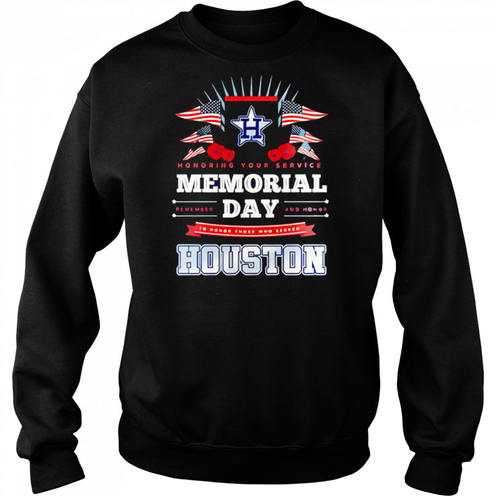 Houston Astros MLB x Memorial Day Baseball shirt Sweatshirt