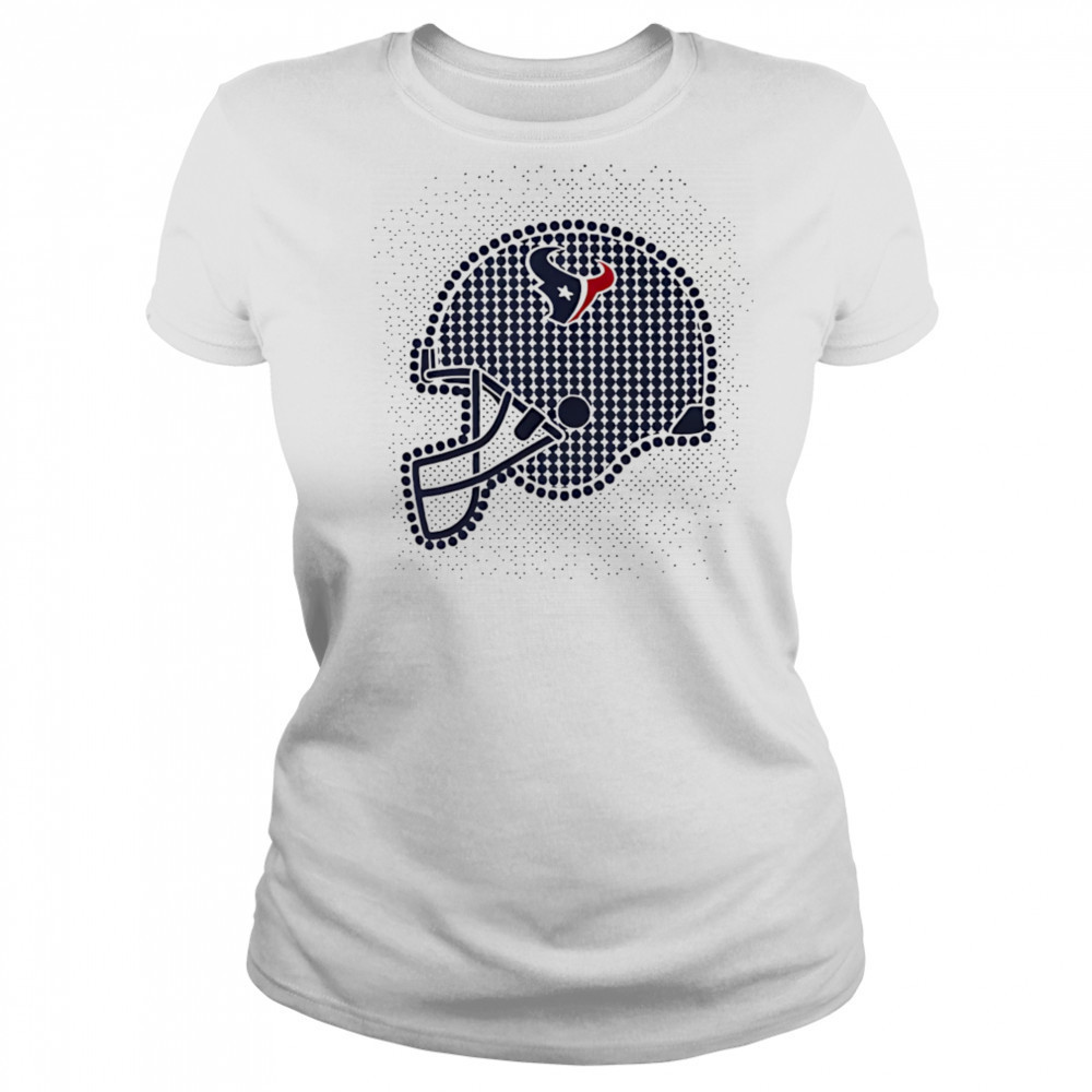 Houston Texans polka dots helmet shirt Women's T-shirt