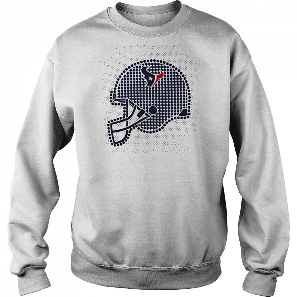 Houston Texans polka dots helmet shirt Sweatshirt