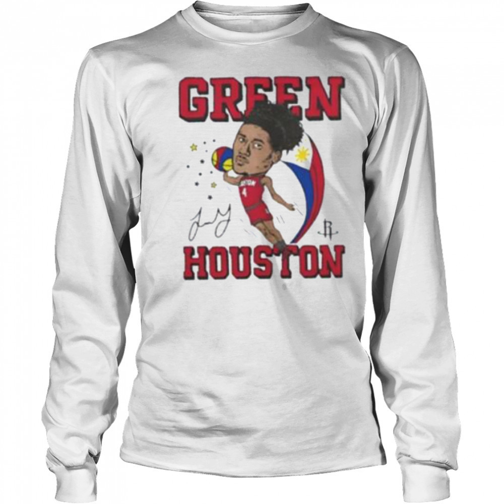 Jalen Green Houston Rockets player shirt Long Sleeved