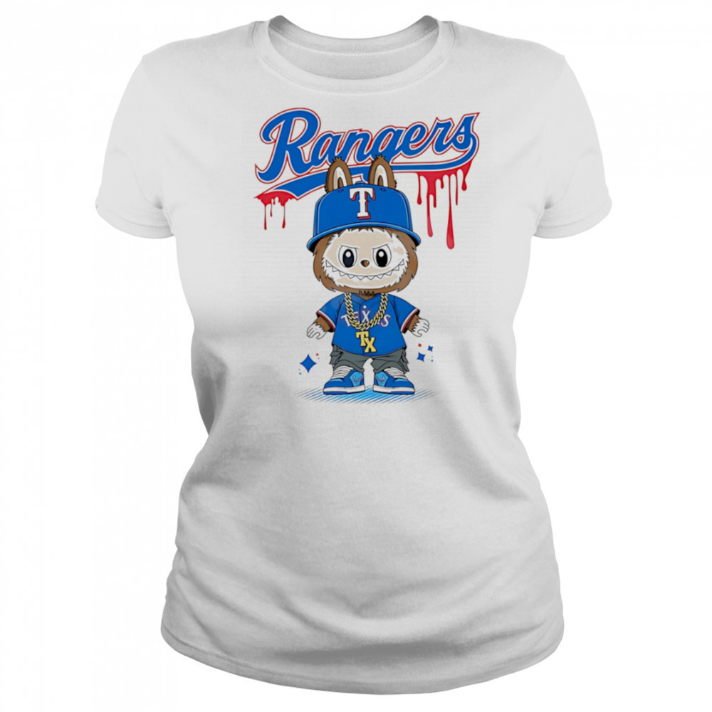 Labubu Texas Rangers Globe shirt Women's T-shirt