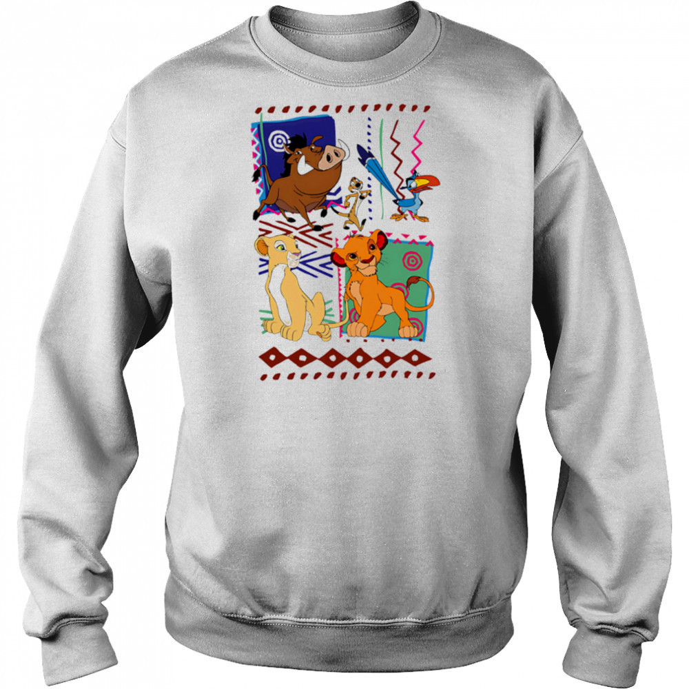 Lion and Friends Safari Cartoon Animal shirt Sweatshirt
