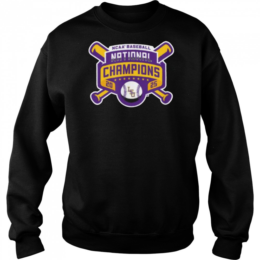 LSU Baseball_ 2025 National Champions Logo T Shirt Sweatshirt