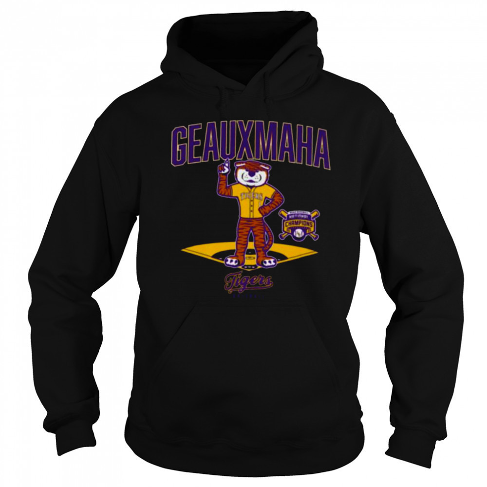LSU Baseball_ 2025 National Champions Mascot Diamond T Shirt Hoodie
