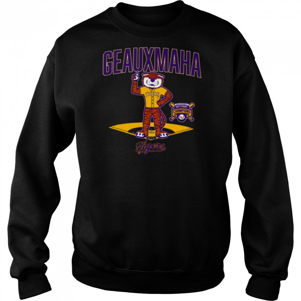 LSU Baseball_ 2025 National Champions Mascot Diamond T Shirt Sweatshirt