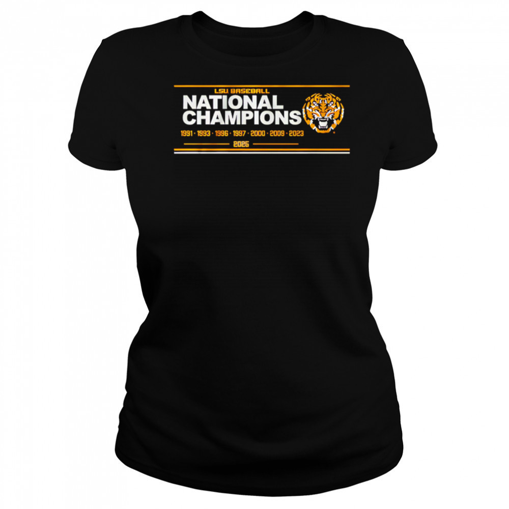 LSU Baseball 8x National Champions Sign shirt Women's T-shirt