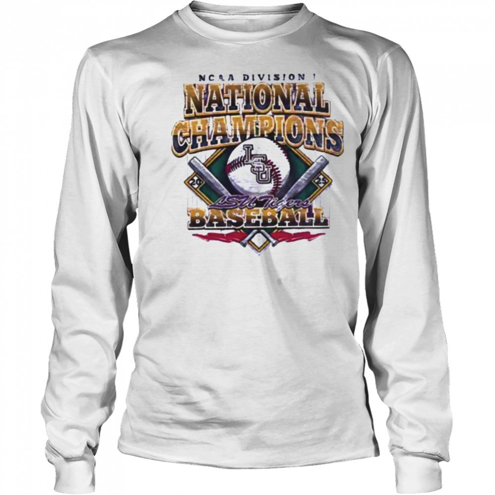 LSU Tigers 2025 NCAA Division I Baseball National Champions vintage shirt Long Sleeved