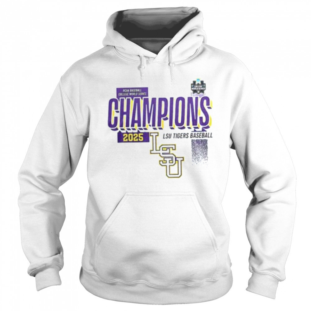 LSU Tigers Baseball 2025 College World Series Champions shirt Hoodie
