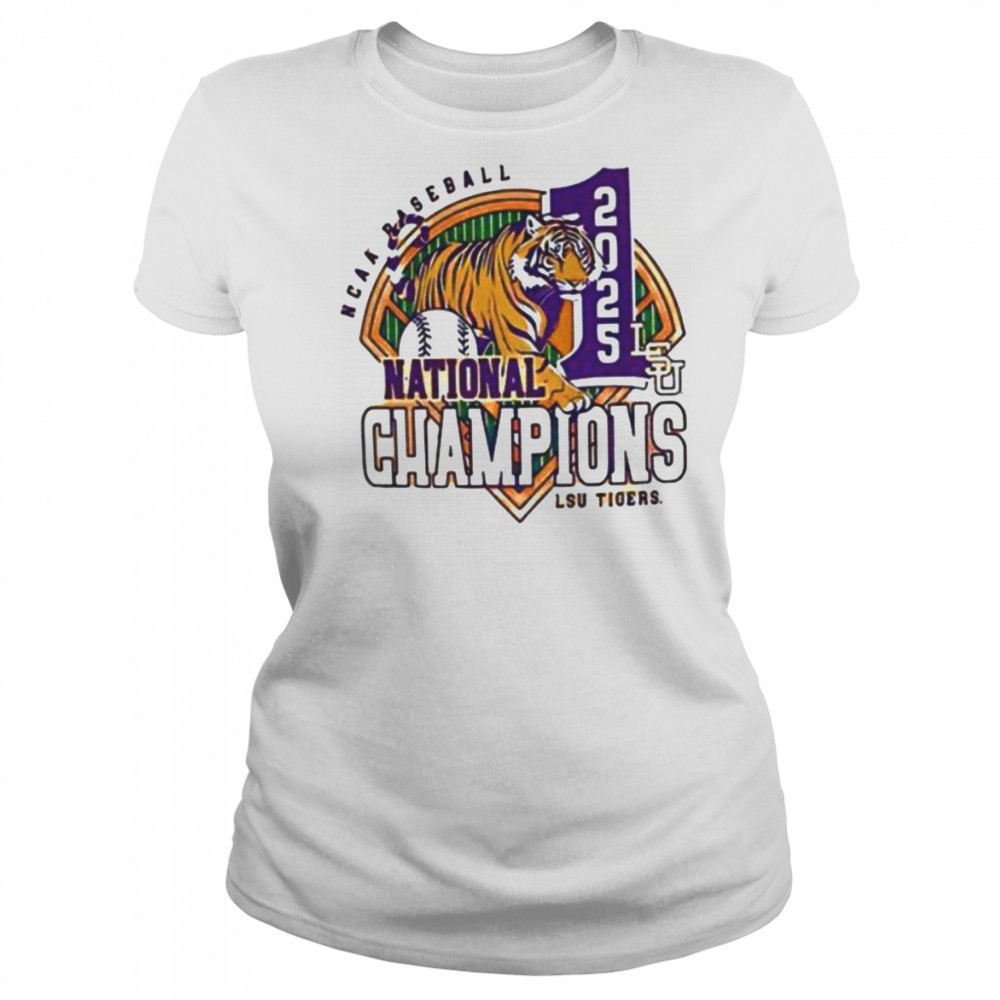 LSU Tigers MLB 2025 NCAA Baseball National Champions #1 Mascot shirt Women's T-shirt