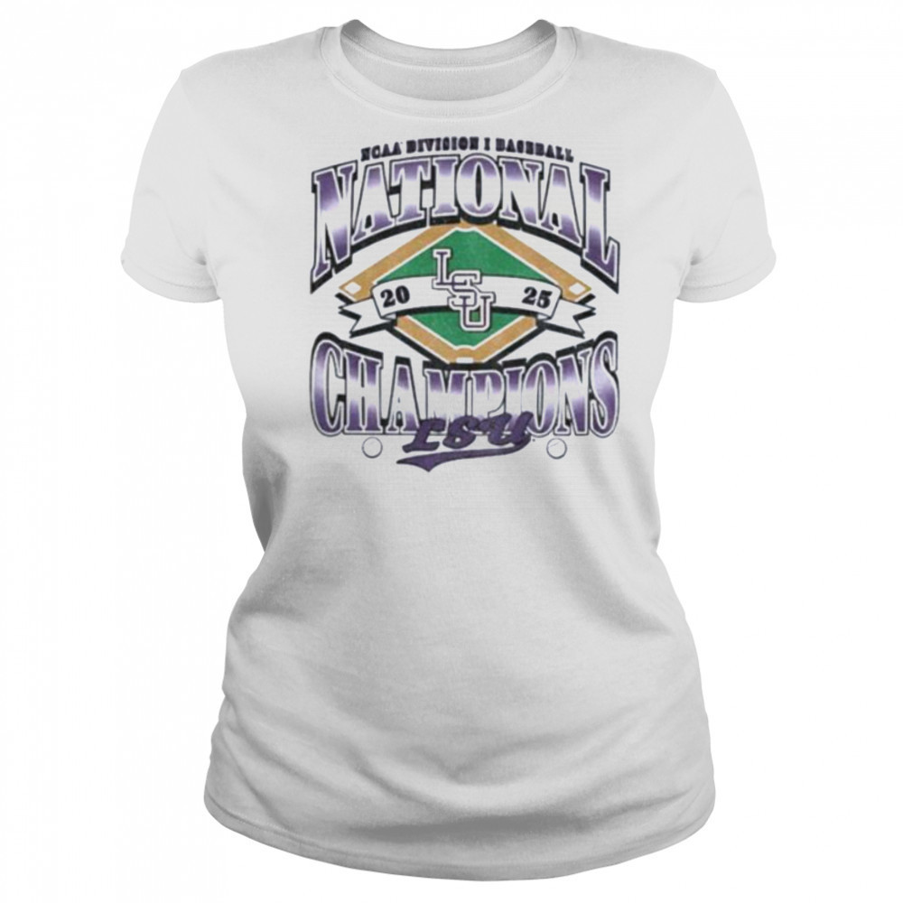 LSU Tigers NCAA Division I Baseball MLB National Champions in 2025 shirt Women's T-shirt
