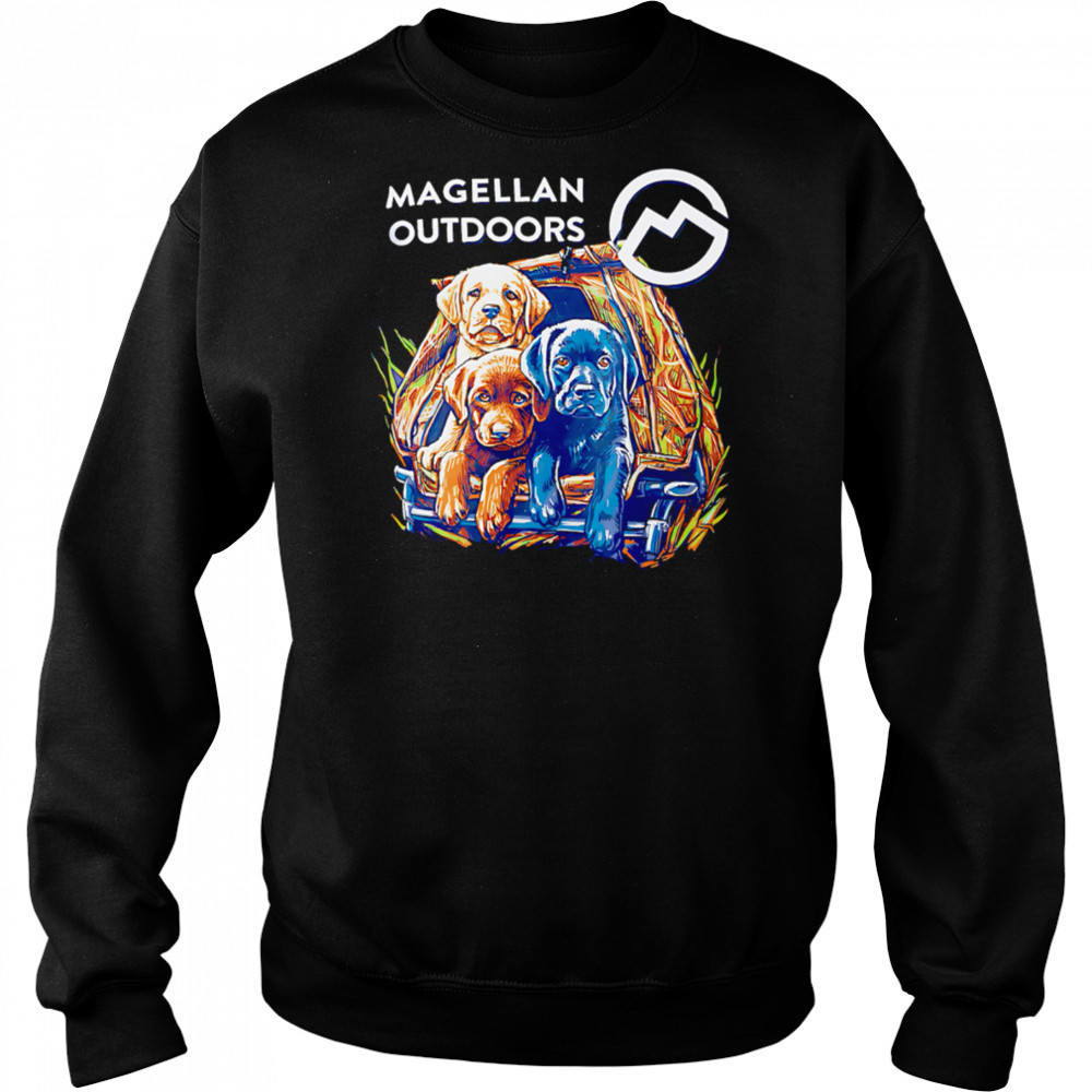 Magellan Outdoors Men’s Puppy Blind Dogs shirt Sweatshirt