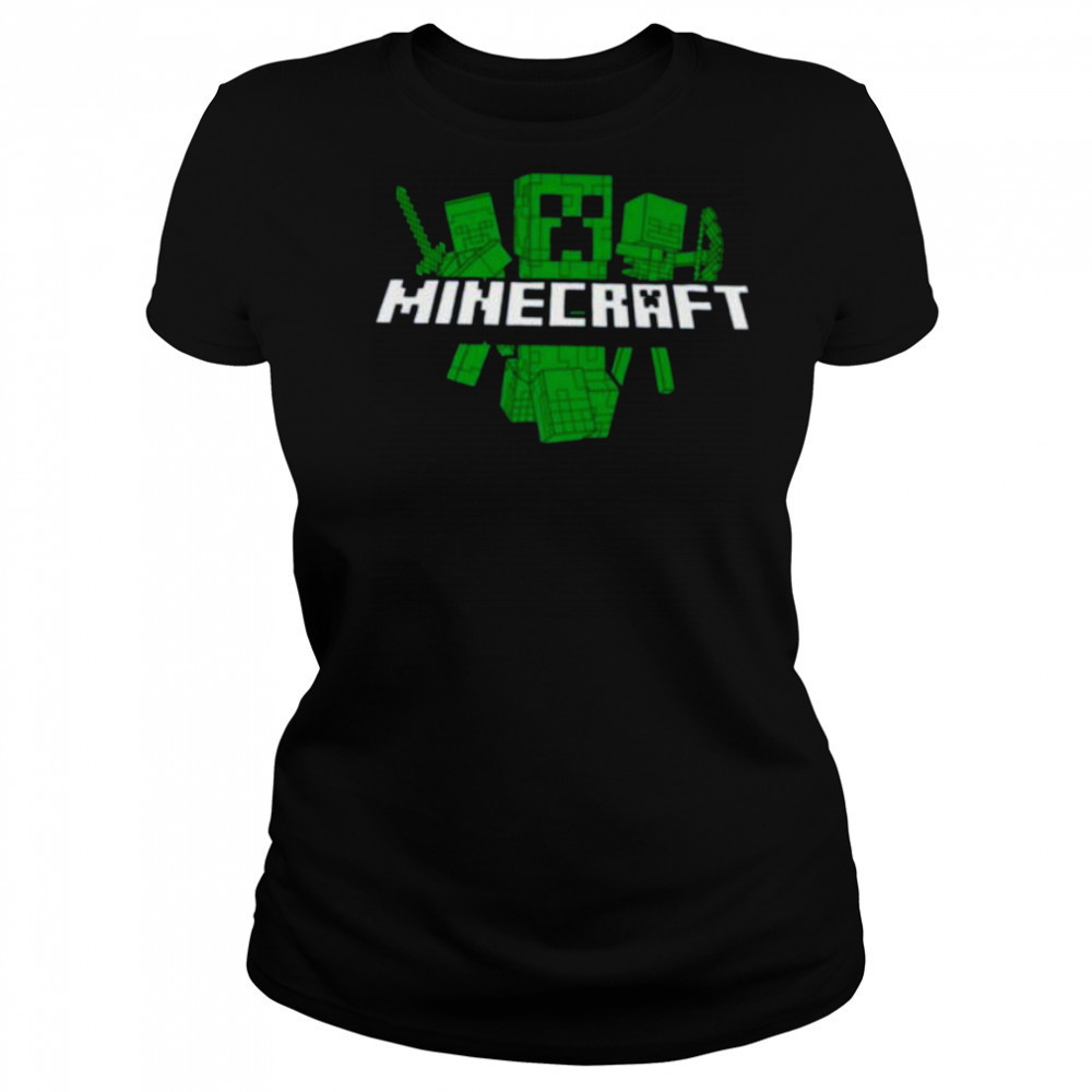 Minecraft Creeper Characters Create Explore Survive Shirt Women's T-shirt