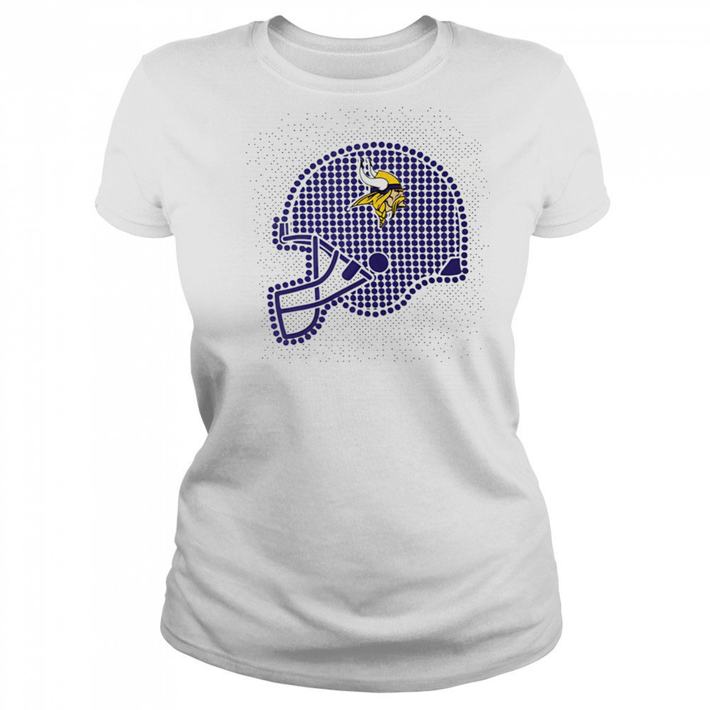 Minnesota Vikings polka dots helmet shirt Women's T-shirt