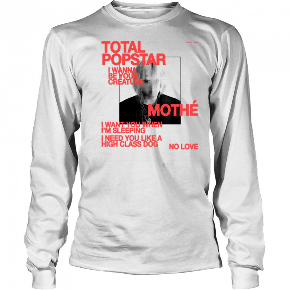 Mothe Claw White T-Shirt Long Sleeved