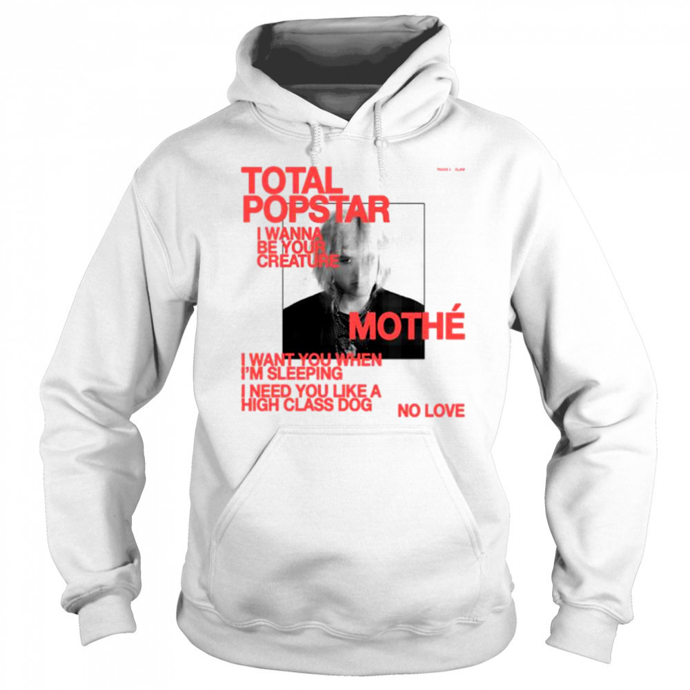 Mothe Claw White T-Shirt Hoodie