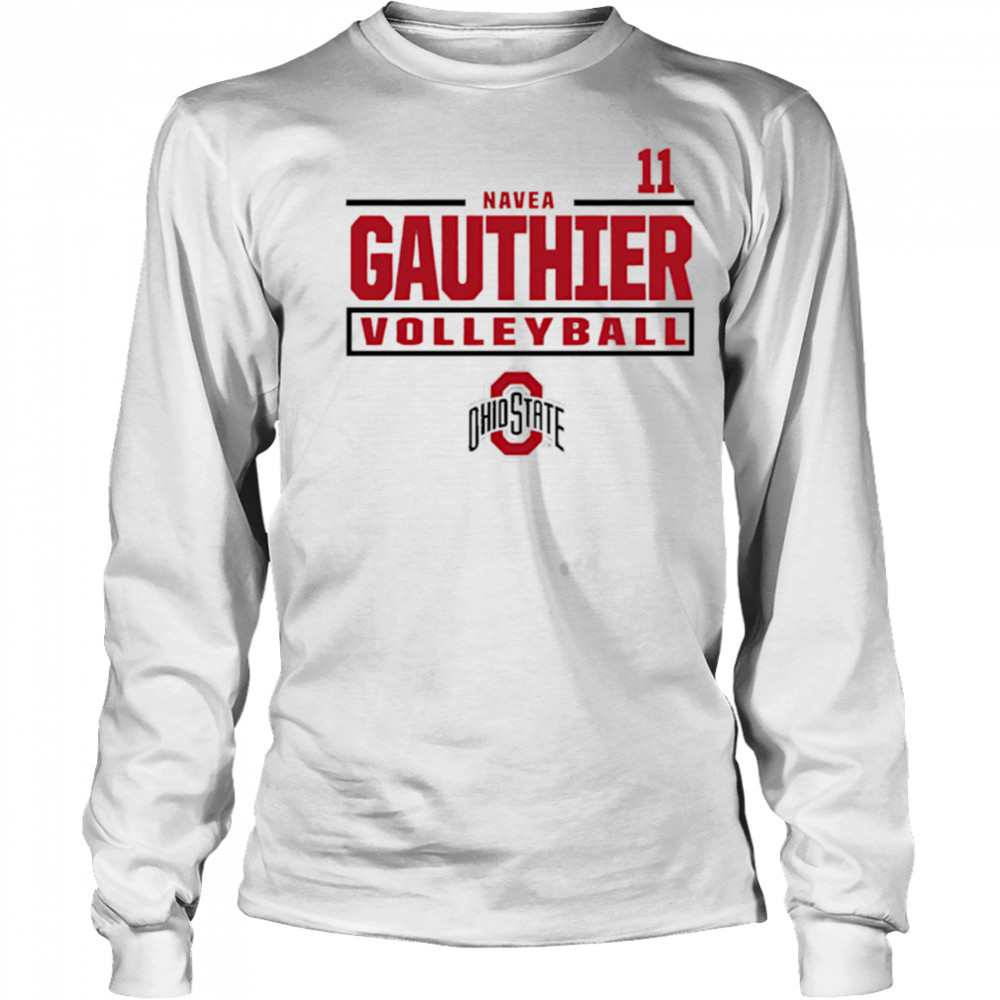 Navea Gauthier Ohio State Buckeyes Volleyball 11 shirt Long Sleeved