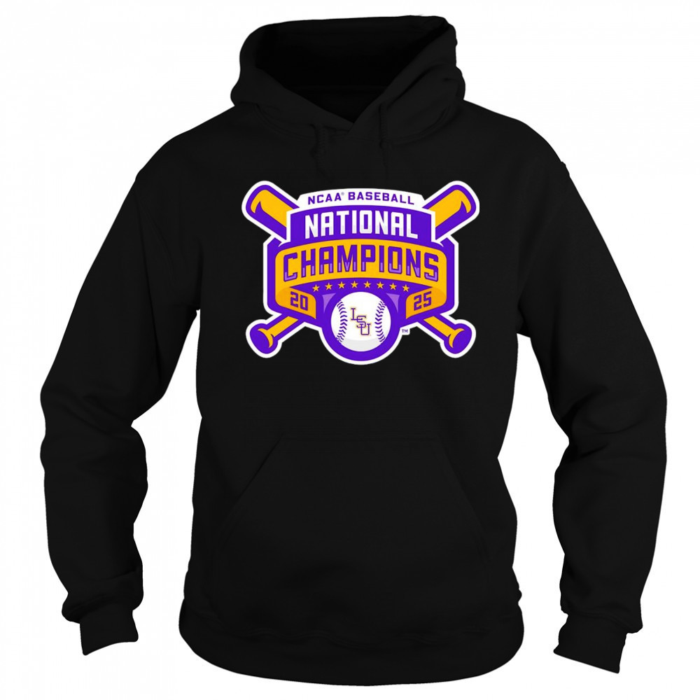 NCAA Baseball National Champions 2025 LSU Tigers shirt Hoodie