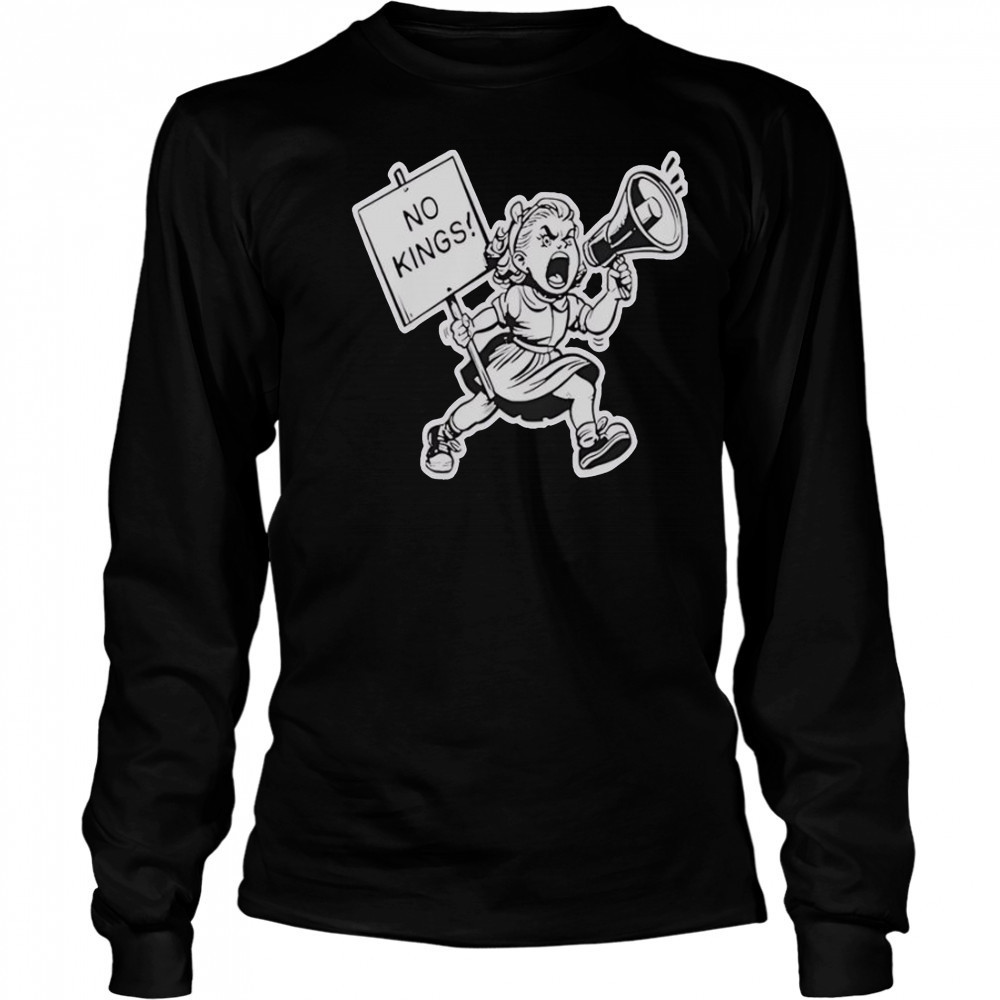 No Kings Protest 2025 T-Shirt Long Sleeved