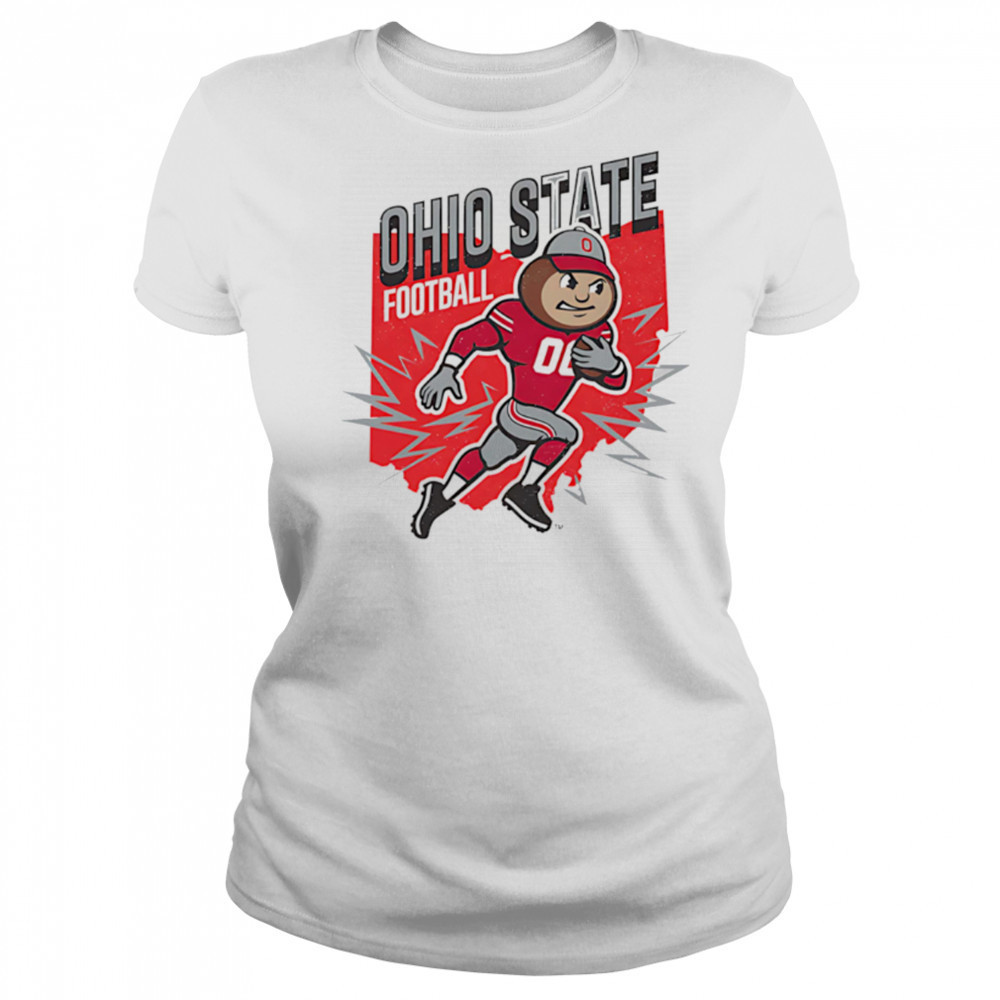 Ohio State Buckeyes Football Brutus mascot shirt Women's T-shirt