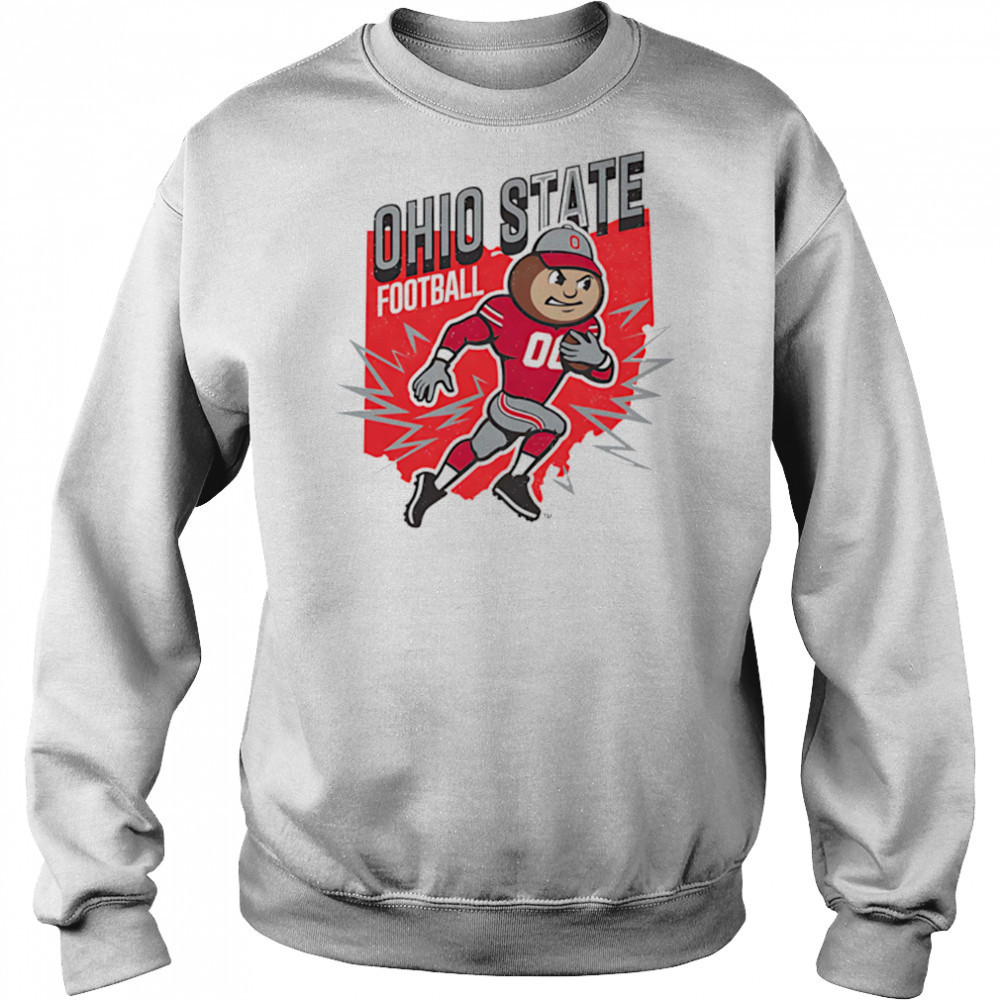 Ohio State Buckeyes Football Brutus mascot shirt Sweatshirt
