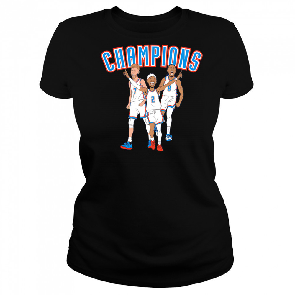 OKC Big 3 Champions cartoon shirt Women's T-shirt